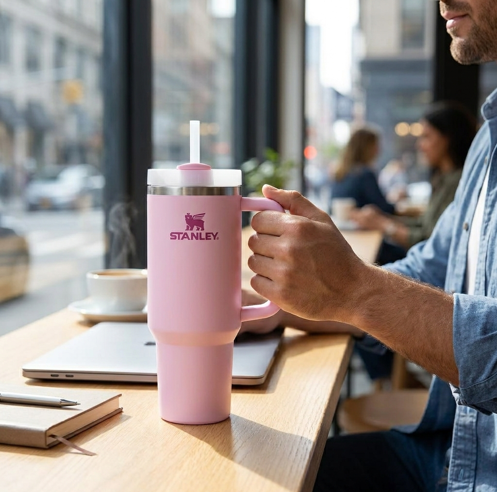 ماگ استنلی مدل Quencher Tumbler H2.0 کد 30oz گنجایش 0.89 لیتر
