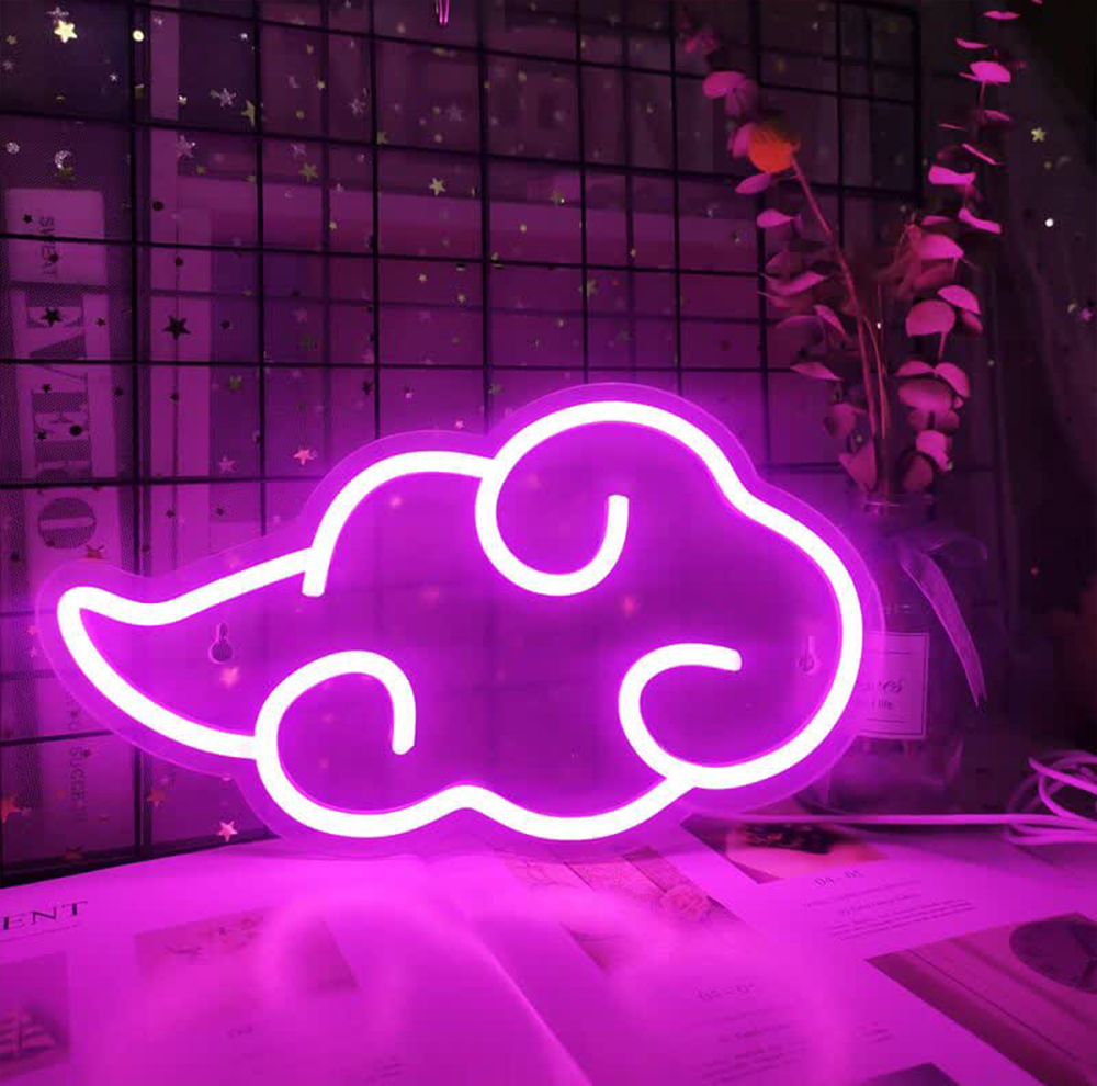 تابلو نئون فلکسی طرح ابر مدل A2
