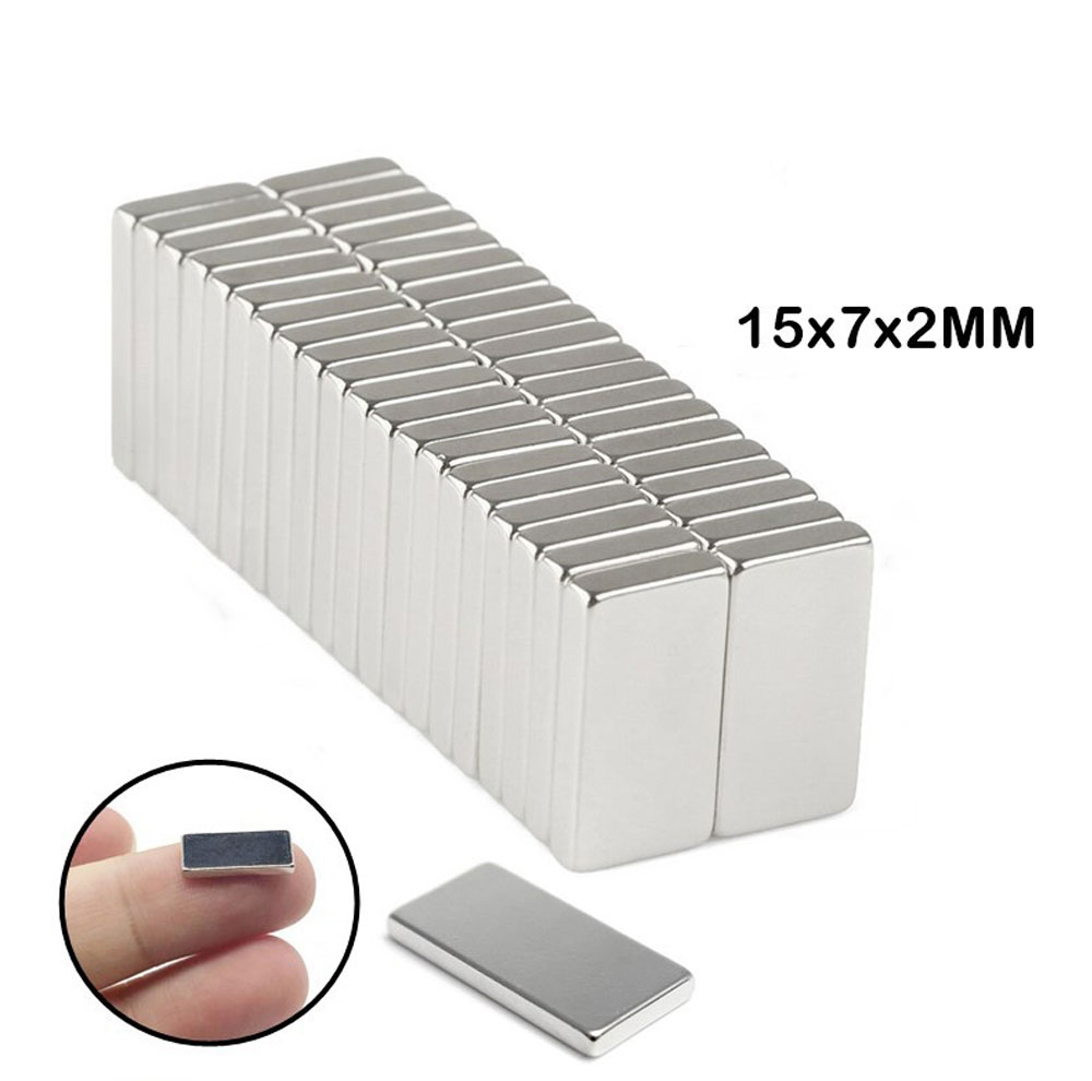آهن ربا مدل نئودیمیوم بلوک کد B15x7x2mm بسته 20 عددی