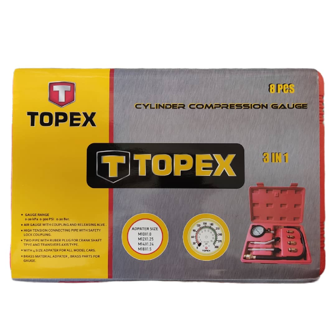 دستگاه کمپرس سنج سیلندر تاپکس مدل TM007