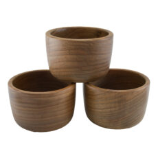 پیاله چوبی مدل MW02 مجموعه سه عددی