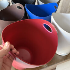 سطل زباله اداری جهان مدل دسته دار لارج بسته 5 عددی