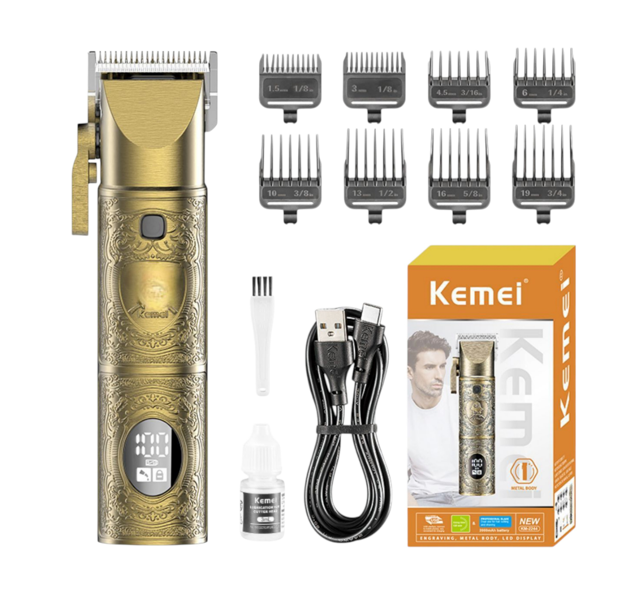 ماشین اصلاح موی سر و صورت شارژی کیمی مدل km2244