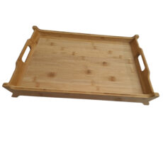 سینی دسته دار مدل بامبو سلطنتی سایز 30×45 سانتی متر