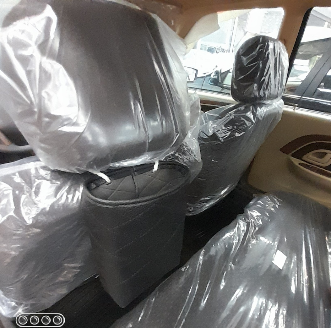 سطل زباله خودرو مدل آبرنگ مجموعه دو عددی