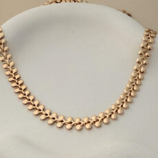 گردنبند زنانه طرح برگ ژوپینگ مدل X000972877