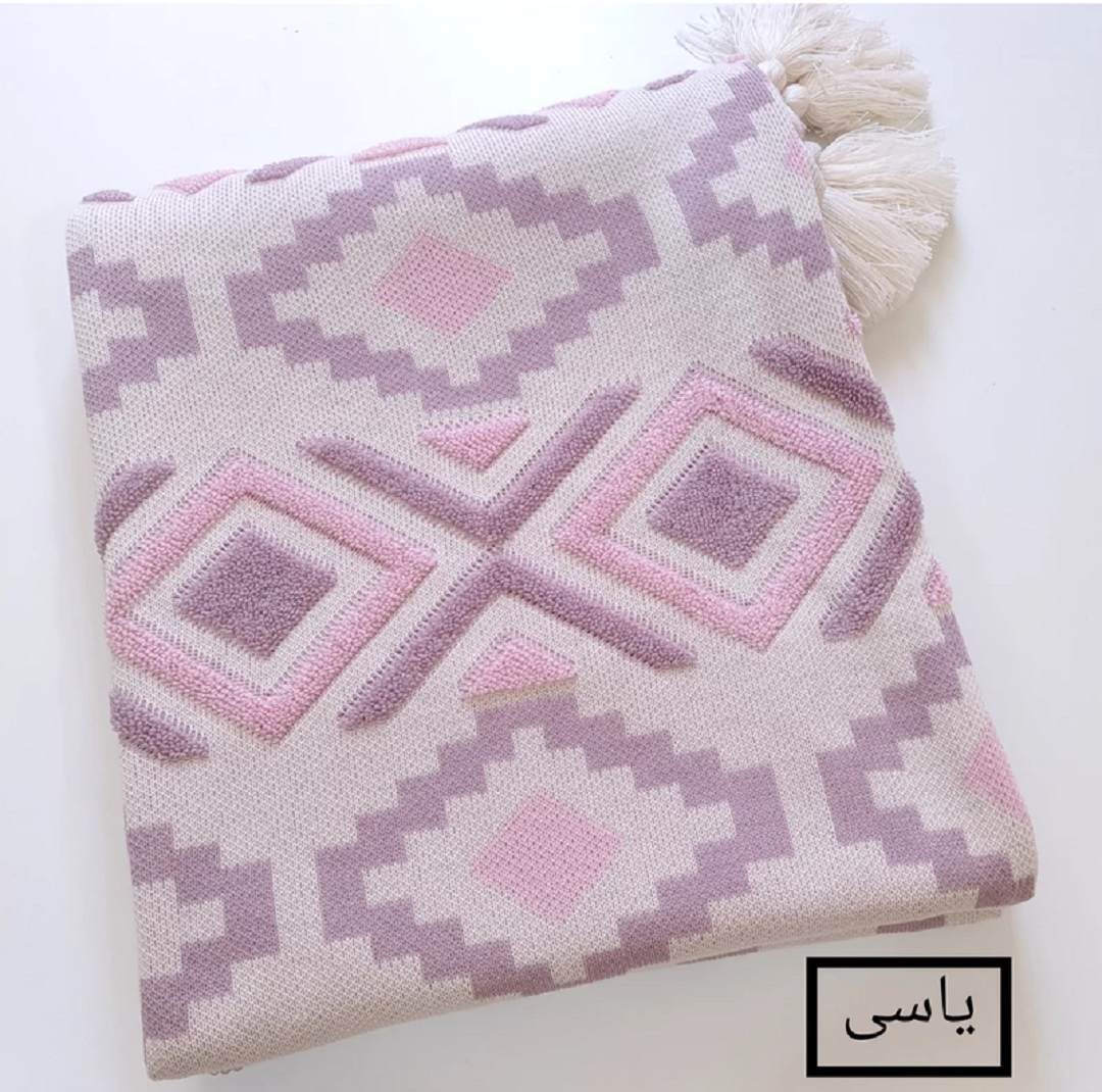 شال مبل و تخت کوکو جم مدل پانچ سایز 170x140 سانتیمتر