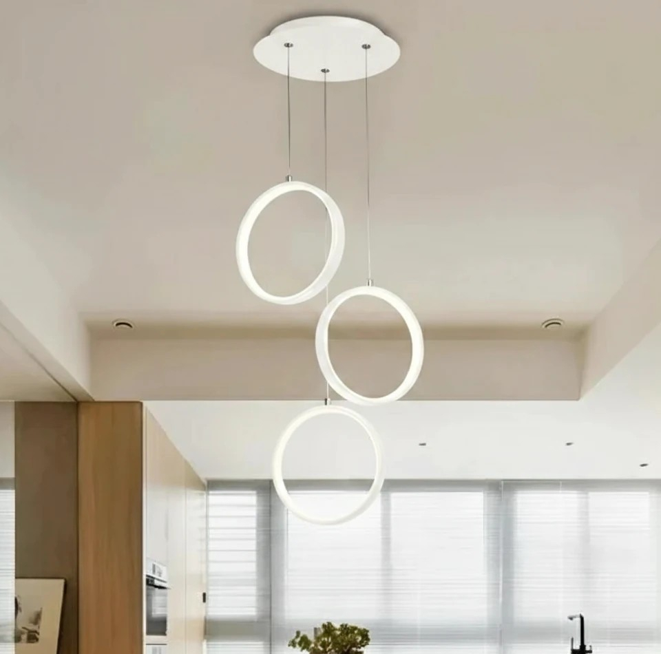لوستر آویز شاهان تک مدل three rings