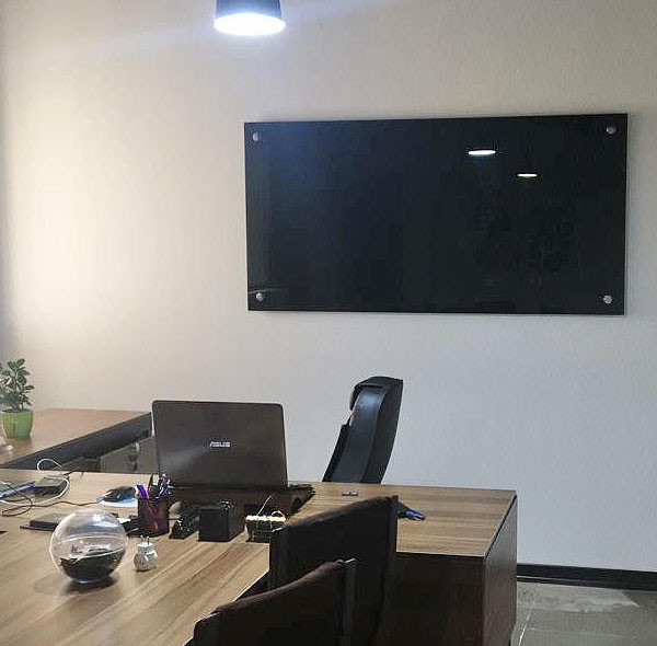تخته وایت برد شیشه‌ ای عکسنگ مدل CG12090 سایز 120x90 سانتی متر