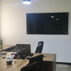 تخته وایت برد شیشه‌ ای عکسنگ مدل LACOBEL-12060 سایز 120x60 سانتی متر