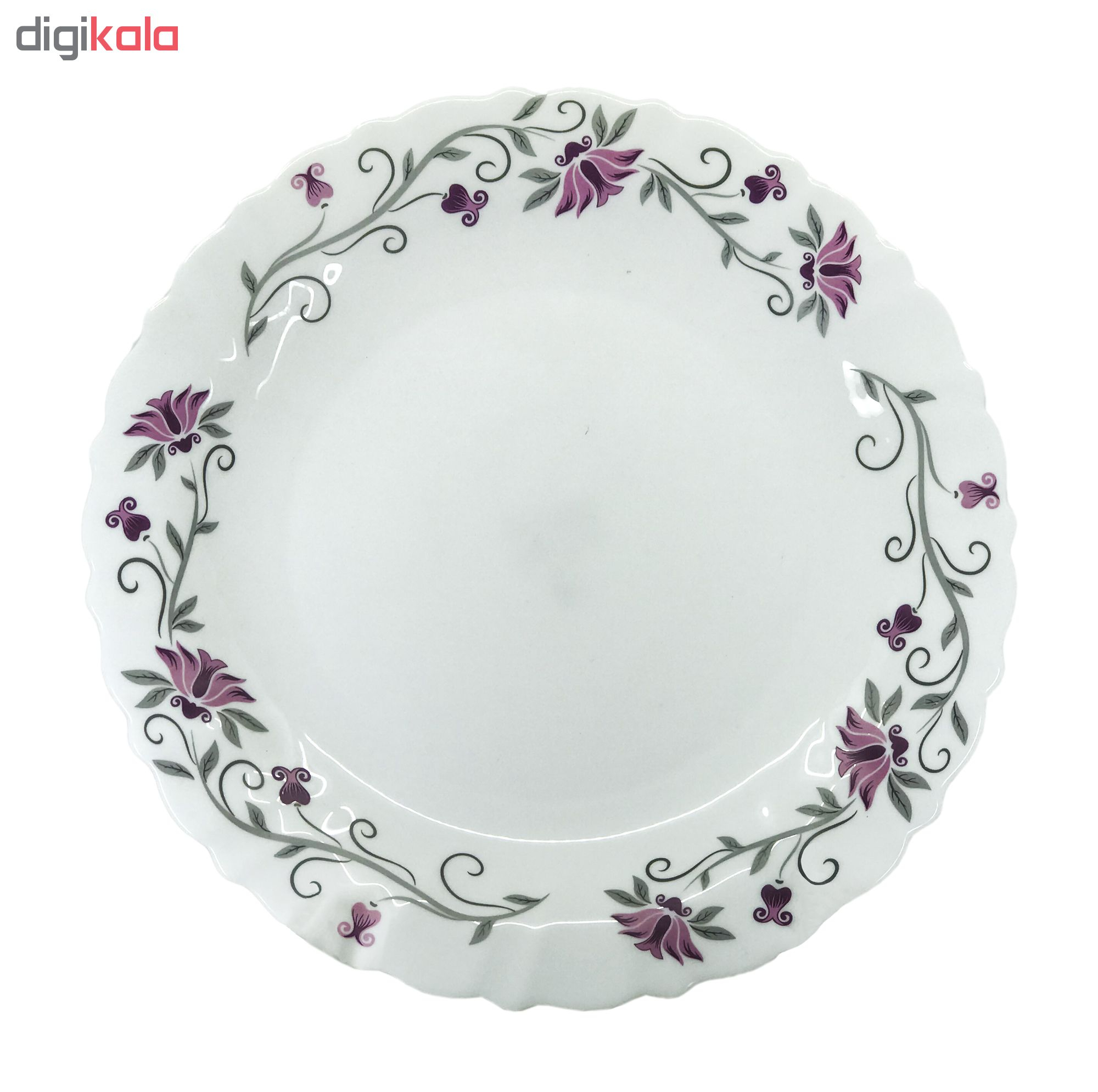پلوخوری پارس اوپال طرح لیندا124 بسته 6 عددی