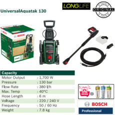 کارواش ذغالی 130 بار 1700 وات بوش مدل Easy Aquatak 130 Extra 3 Shampoo