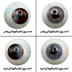 لنز چشم هرا مدل 22 سالانه کد ACSA260 رنگ آبی روشن بدون دور