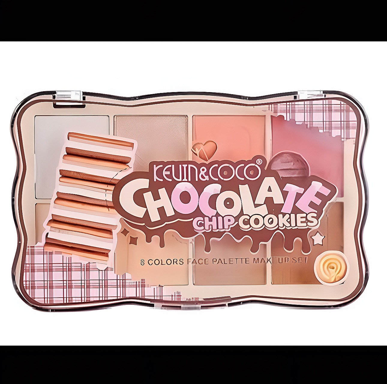 پالت رژگونه و کانتور کوین اند کوکو مدل chocolate شماره 02