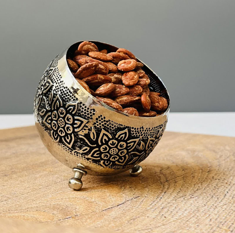 کاسه مسی مدل گوی سه پایه کد ZH245.6