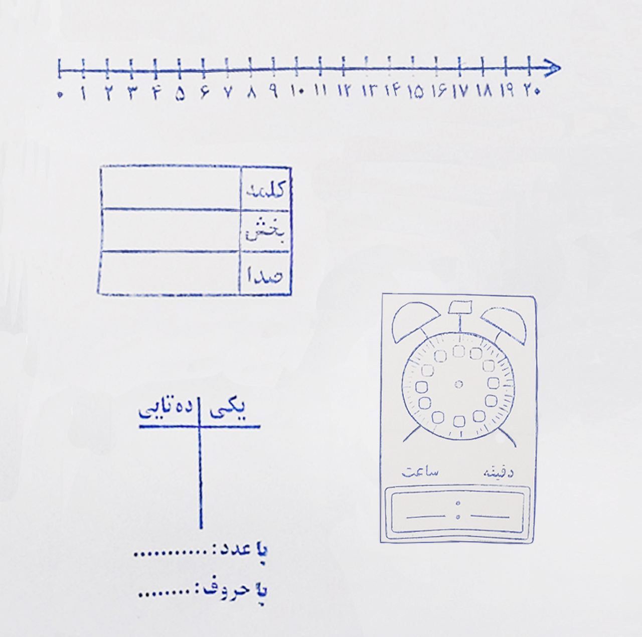 مهر آموزشی کاکتوس طرح سال اول ابتدایی کد 170162 مجموعه 4 عددی