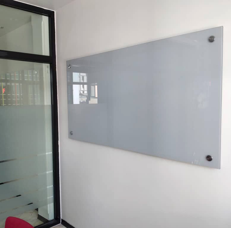 تخته وایت برد شیشه ای عکسنگ مدل LACOBEL-12060 سایز 120x60 سانتی متر