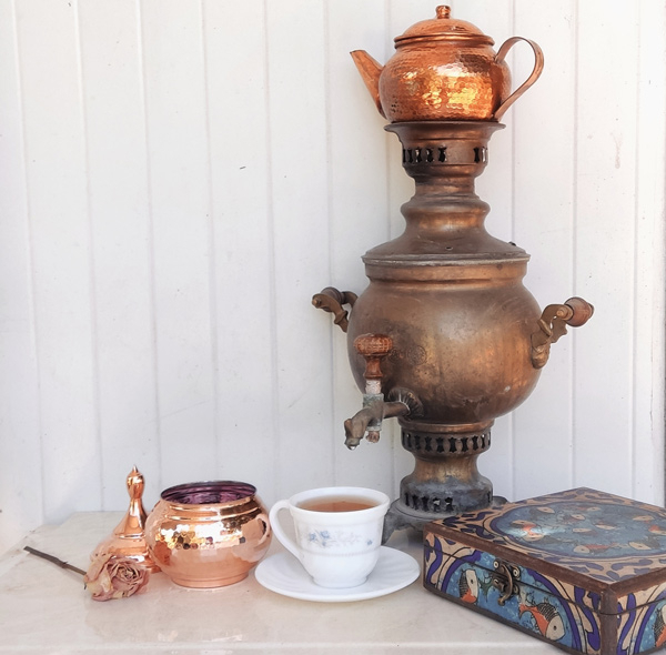 آجیل خوری مسی مدل بدون پایه کد ZH228.3