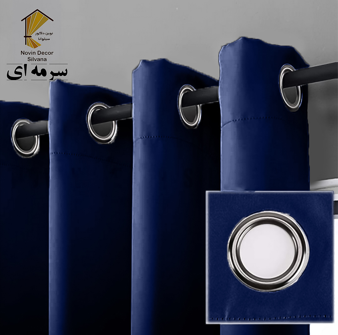 پرده نوین دکور سیلوانا مدل کتان NY31 سایز 280x140 سانتی‌متر