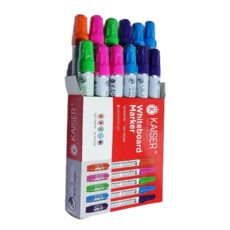 ماژیک وایت برد کایزر مدل رنگی کد SK870 بسته 12 عددی
