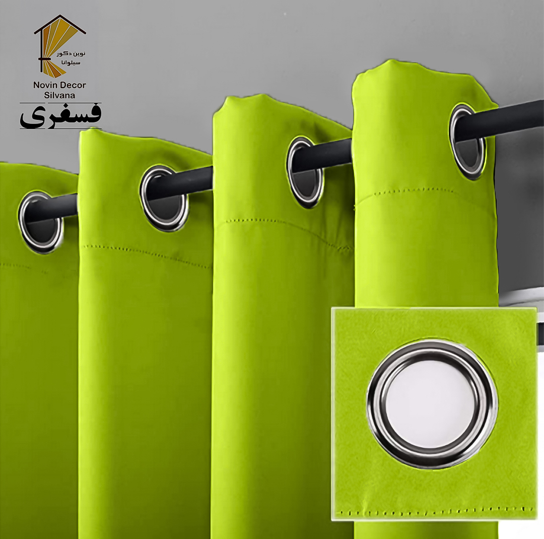 پرده نوین دکور سیلوانا مدل کتان NY31 سایز 280x140 سانتی‌متر