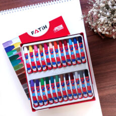مداد شمعی 24 رنگ فاتح مدل  Oil Pastel