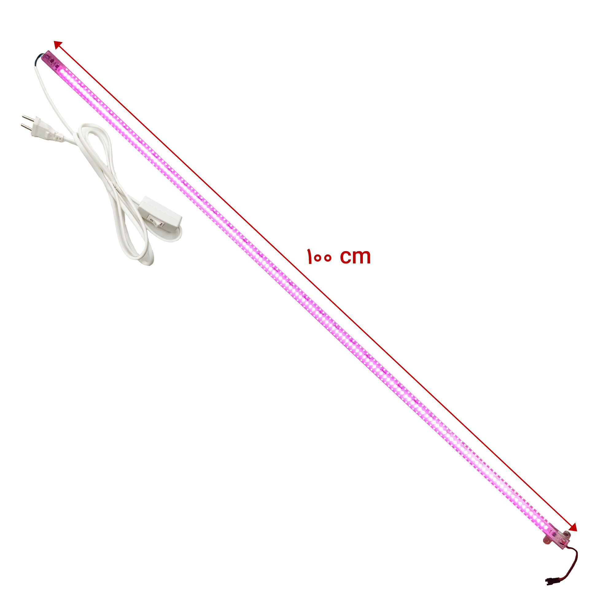لامپ رشد گیاه 18 وات مدل فول اسپکتروم 220v طرح ریسه LED بسته 2 عددی