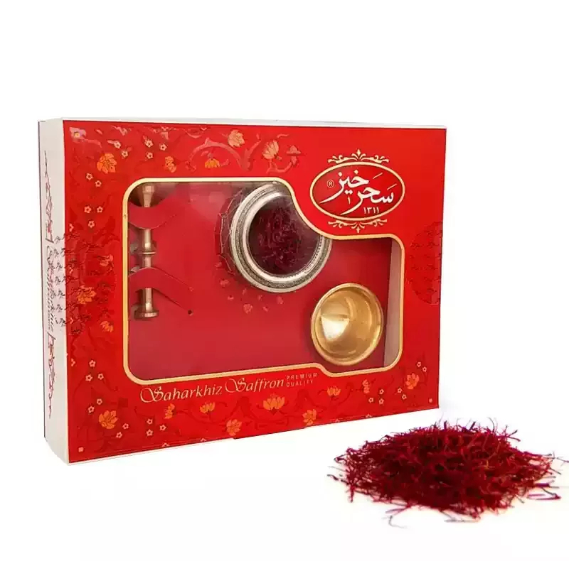 زعفران سرگل خاتم کادویی سحرخیز - 1 گرم