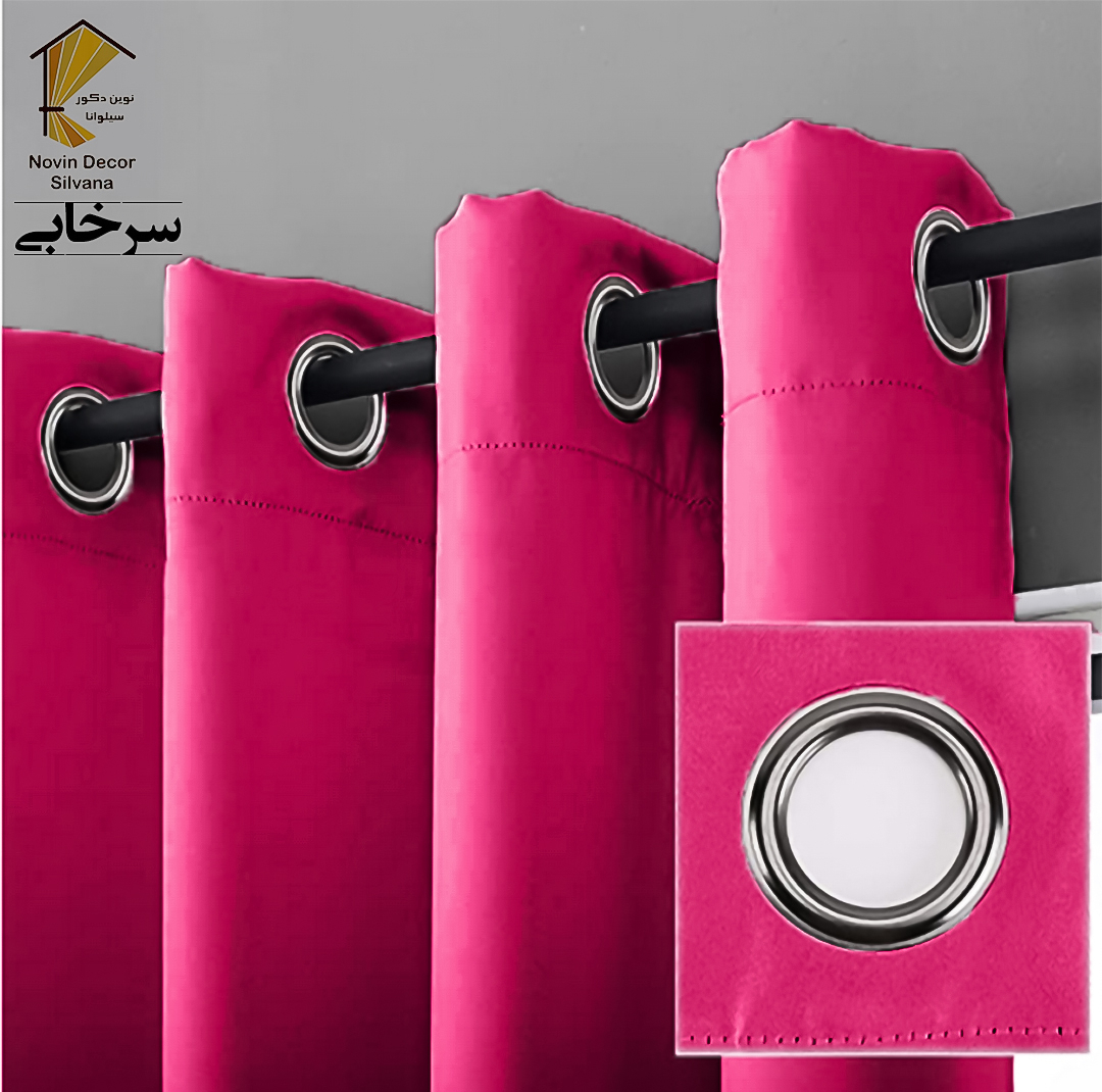 پرده نوین دکور سیلوانا مدل کتان NY31 سایز 280x140 سانتی‌متر