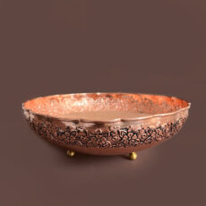 آجیل خوری مسی مدل آفتاب گردان کد ZH321.12