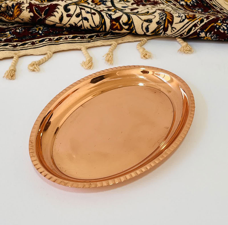 سینی مسی مدل بیضی کد ZH377.1