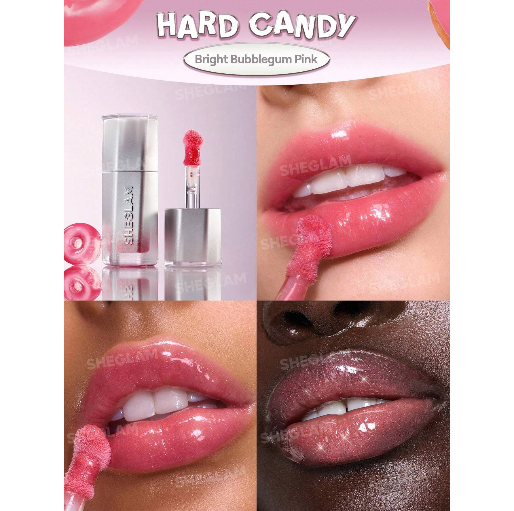 لیپ گلاس شیگلم مدل Hard Candy شماره 617