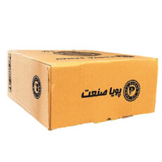 قالپاق چرخ پویا صنعت مدل SN13 سایز 13 اینچ مناسب برای پراید مجموعه 4 عددی