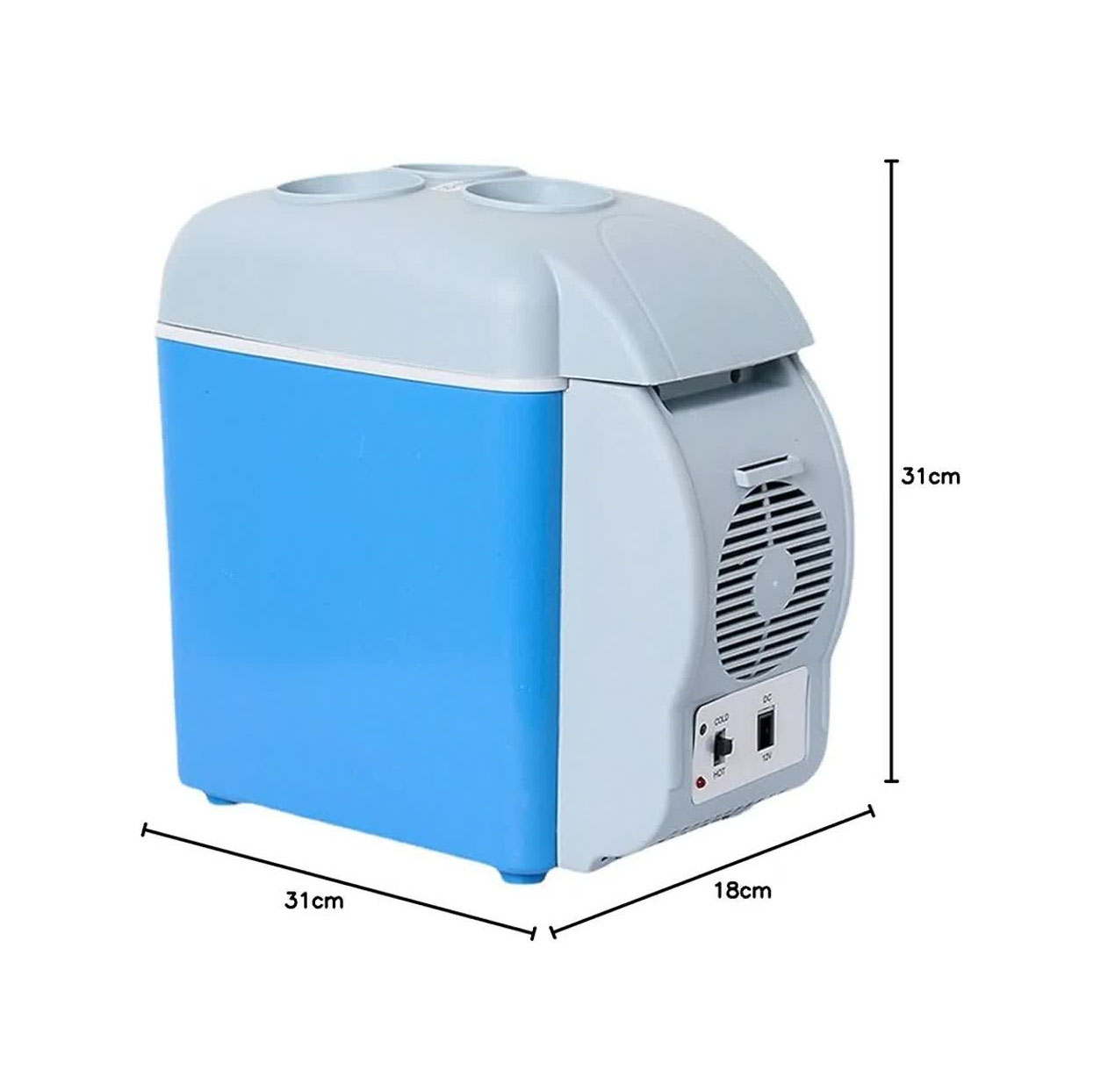 یخچال خودرو مدل Cooling & Warming ظرفیت 7.5 لیتر