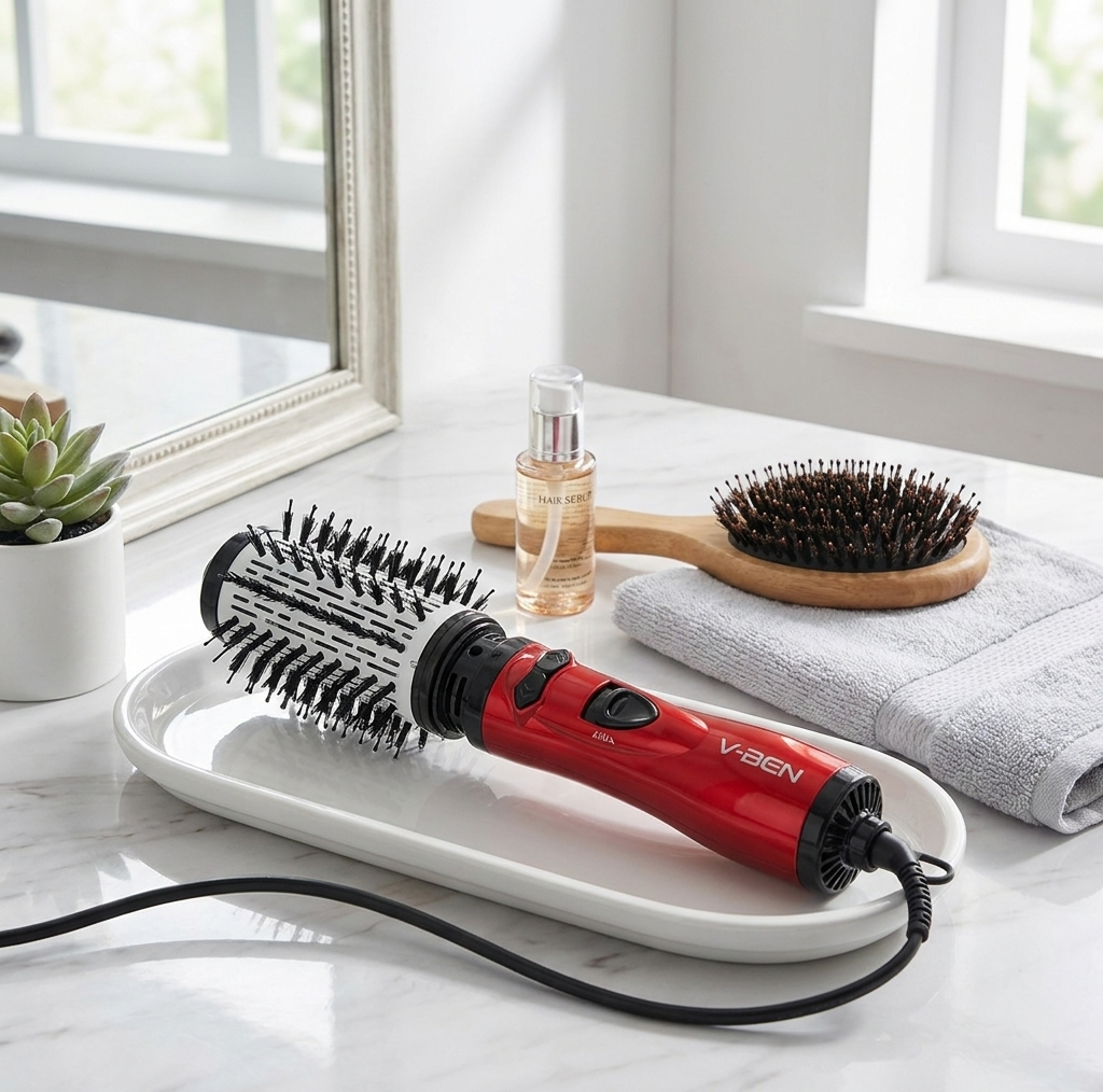سشوار برس دار چرخشی حرفه ای 1000 وات وی بین مدل EN-8820C