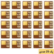 تقویم رومیزی طرح چوبی همه ساله مدل مولتی استایل بسته 25 عددی
