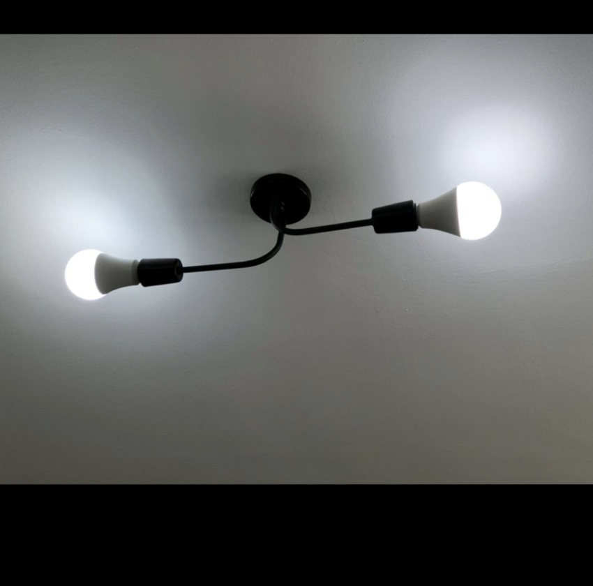 لوستر سقفی 2 شعله کد 107/2