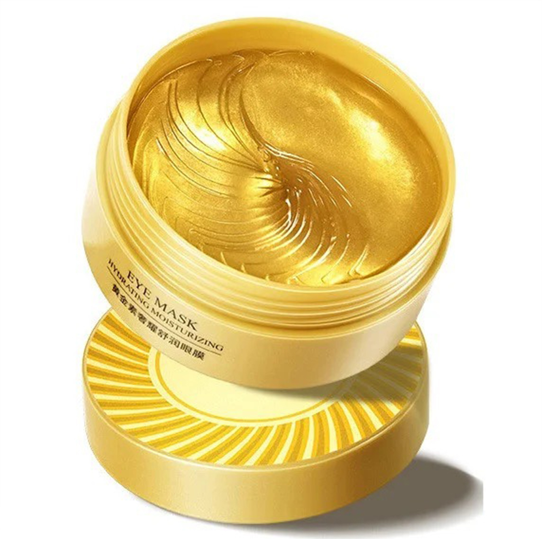ماسک زیر چشم بایو آکوا مدل HYDRATING MOISTURIZING حجم 80 میلی لیتر بسته 60 عددی