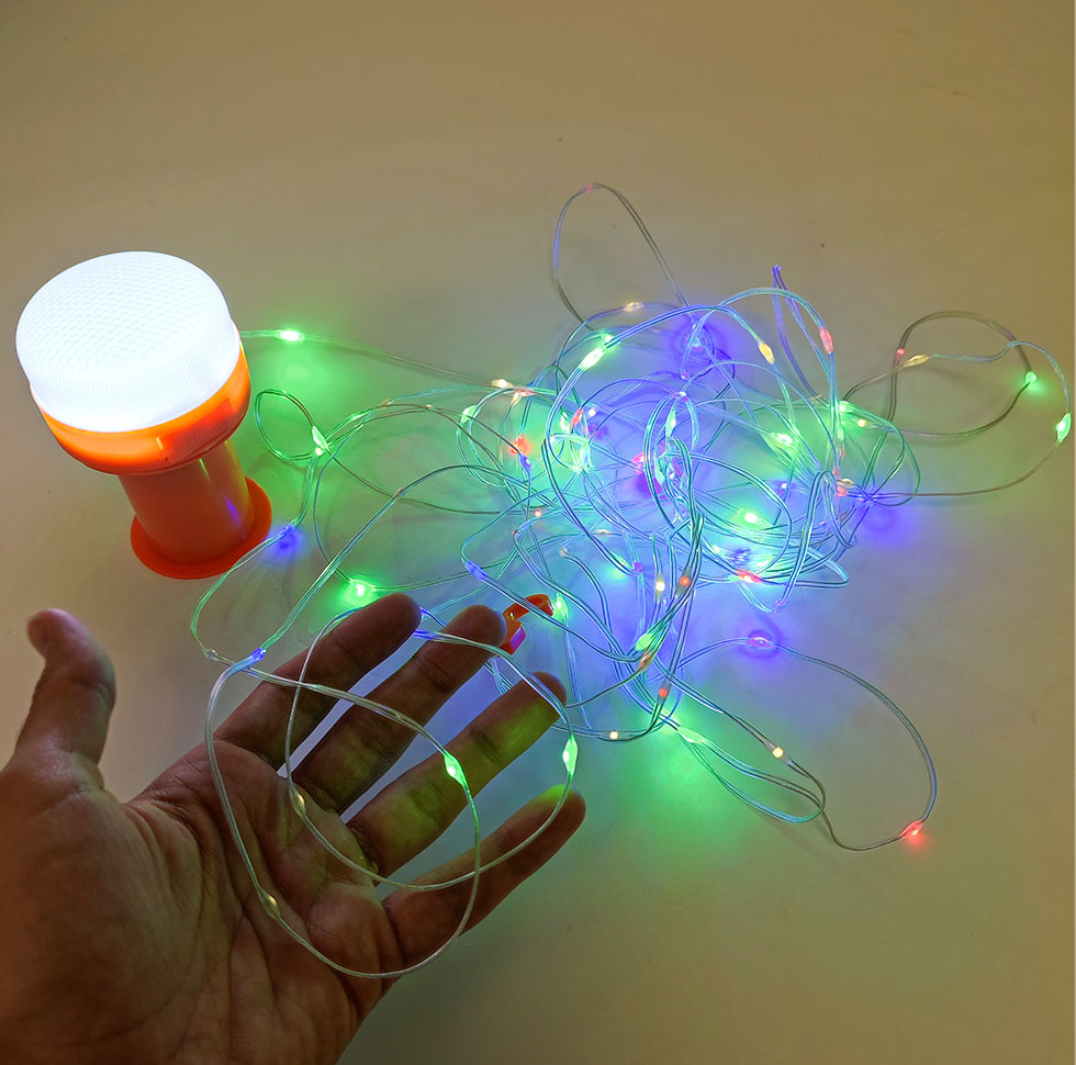 ریسه ال ای دی مدل چراغ چند کاره RGB-10m 628 طول 10 متر