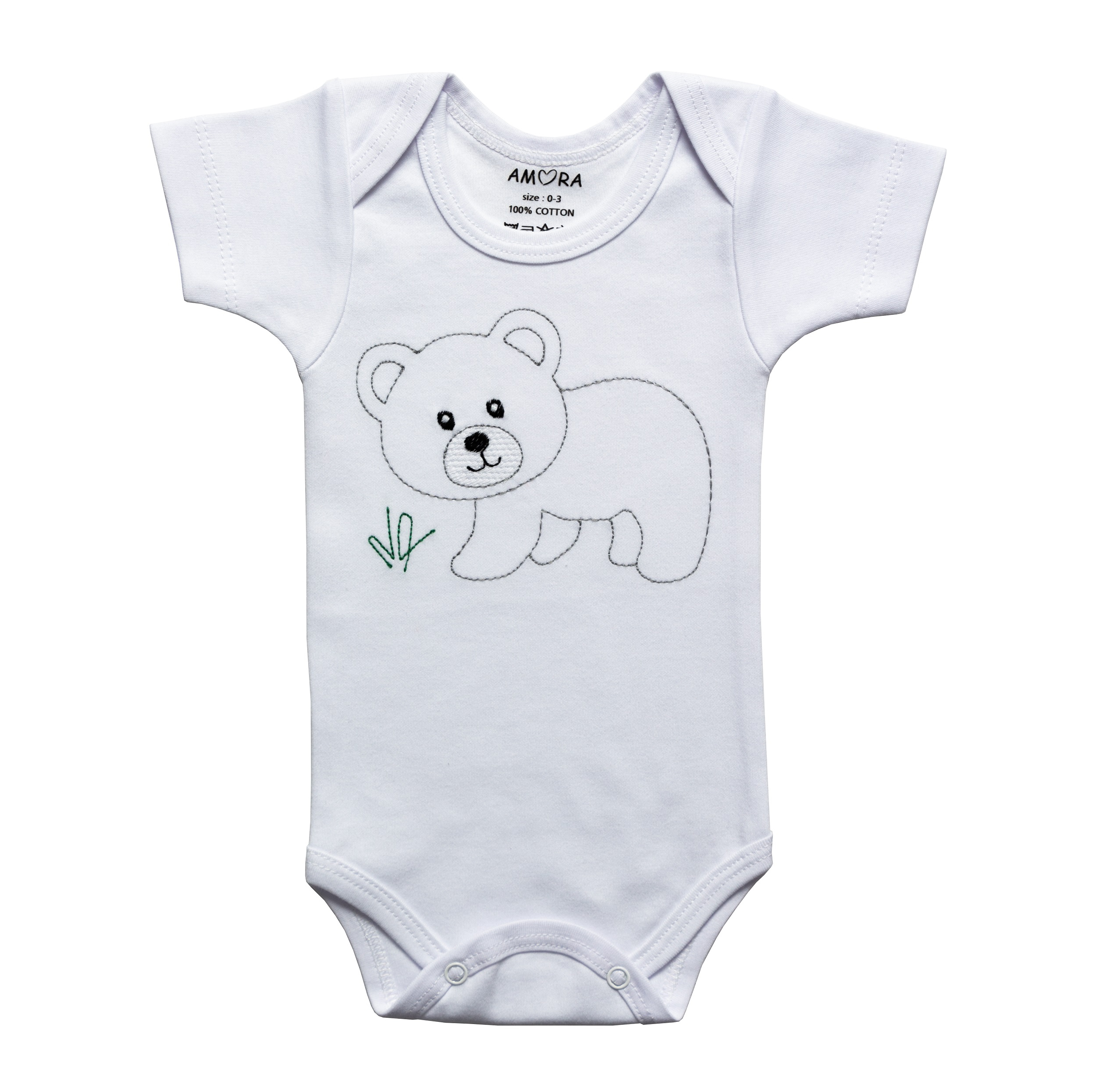 ست 19 تکه لباس نوزادی آمورا مدل Teddy Bear