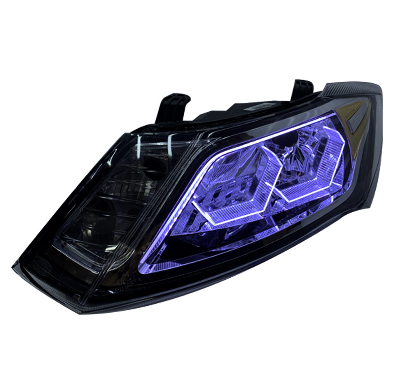 چراغ جلو خودرو گروه پژوهش صنعت مدرن مدل 3D-Hexa-W مناسب برای ساینا،کوئیک بسته دو عددی
