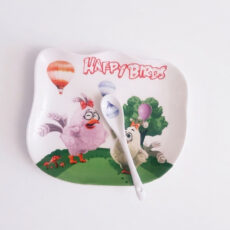 ست ظروف غذا کودک 4 تکه مدل Happy-Bird