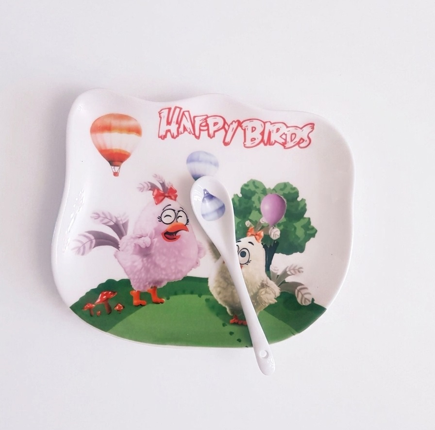 ست ظروف غذا کودک 4 تکه مدل Happy-Bird