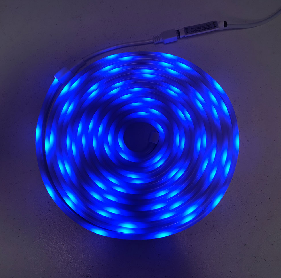 ریسه ال ای دی مدل فلکسی 12v 3528-RGB طول 5 متر