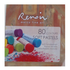پاستل گچی 80 رنگ رینویر مدل marco fine art به پاستل روغنی