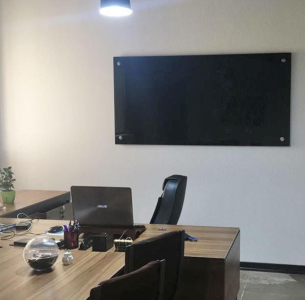 تخته وایت برد شیشه ای عکسنگ مدل AXANG -1280 سایز 120x80 سانتی متر