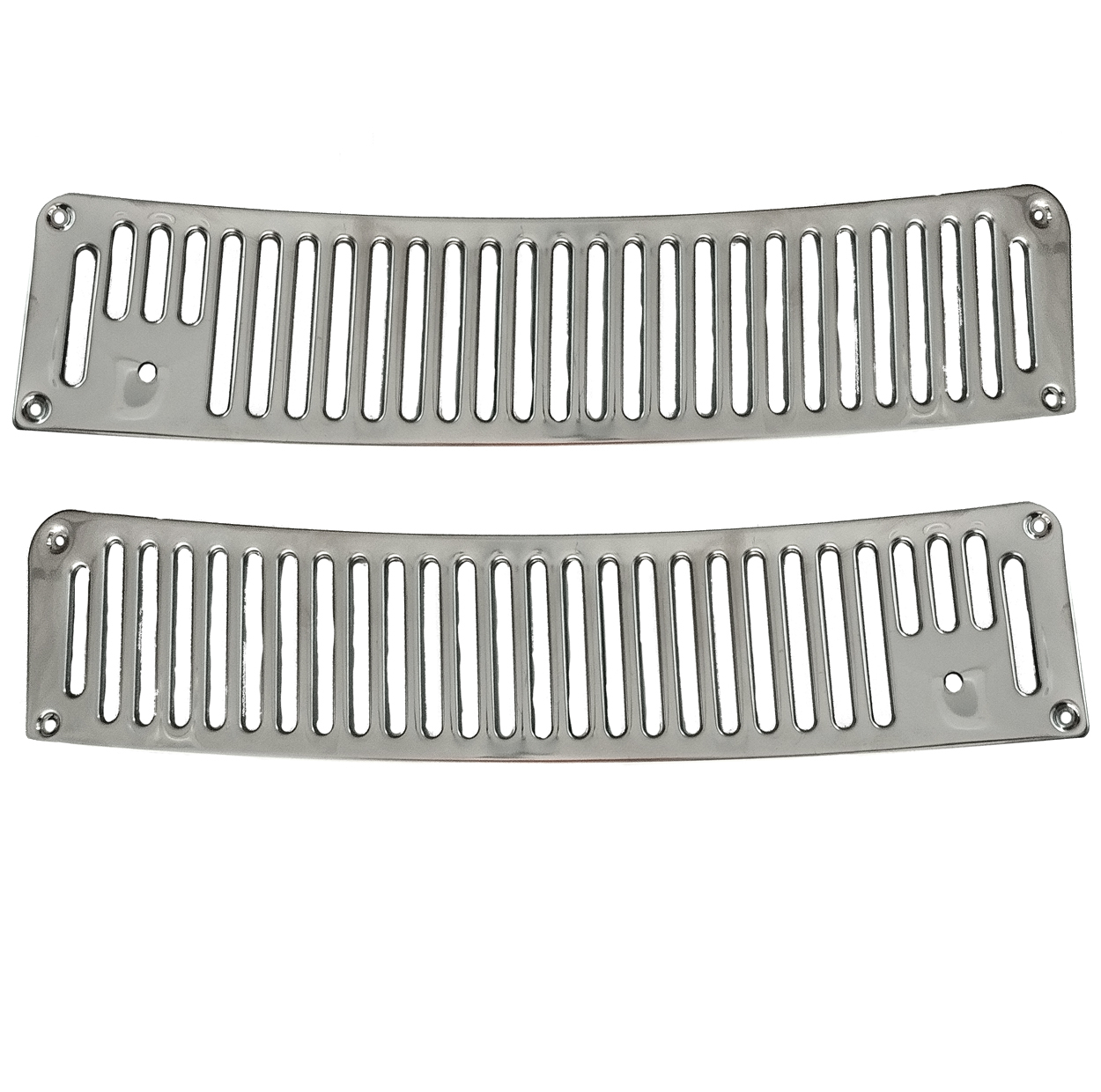 پنجره بالا کاپوت خودرو طرح استیل مدل فلزی کد ASL-FL-ZI مناسب برای نیسان وانت مجموعه 2 عددی