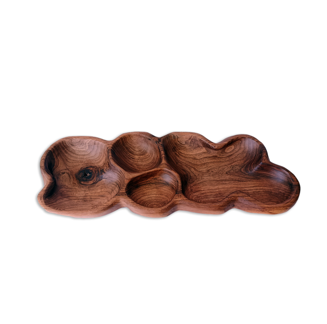 اردور خوری چوبی مدل دفرمه چوب گردو لایف چوب کد L003