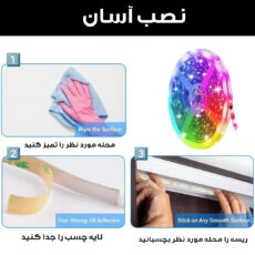 ریسه ال ای لومیز مدل SmartStrip-44key-40m bluetooth به همراه ریموت