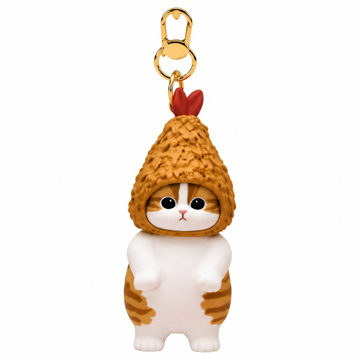 اسباب بازی شانسی مدل جاکلیدی فیگوری موفوسند مدل Shrimp Meow Figure Keychain سری Kitan Club